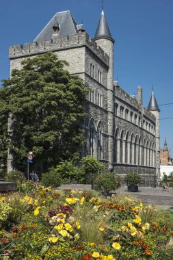 Gerald Castle şeytan Medeival bölgesinde, Gent, Belçika