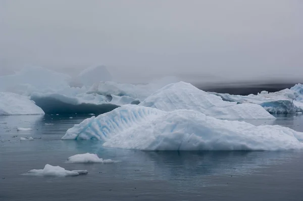 Blue Ice Bergs Narsarsuaq Greenland — Stock Photo, Image