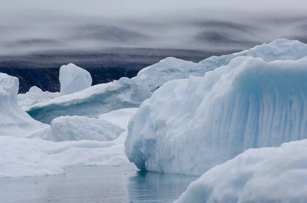 Blue Ice Bergs Narsarsuaq Groenlandia — Foto de Stock