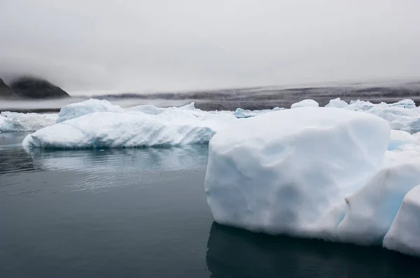 Blue Ice Bergs Narsarsuaq Groenlandia — Foto de Stock