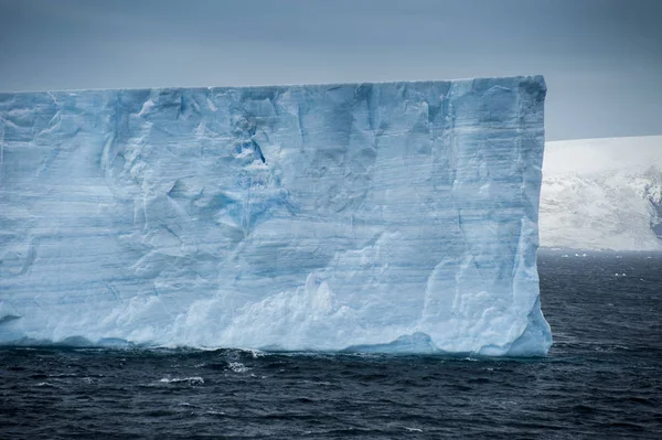 Grande Iceberg Tabulare Nel Suono Antartico Antartide — Foto Stock