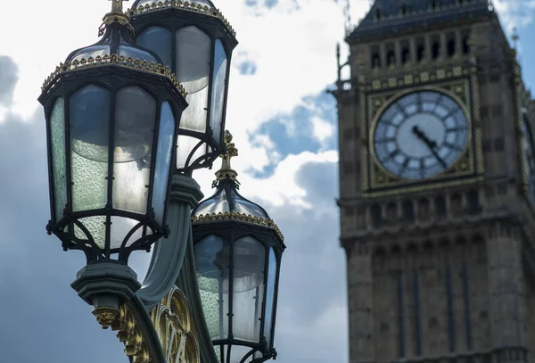 Details Van Nieuw Benoemde Elizabeth Toren Huizen Van Het Parlement — Stockfoto