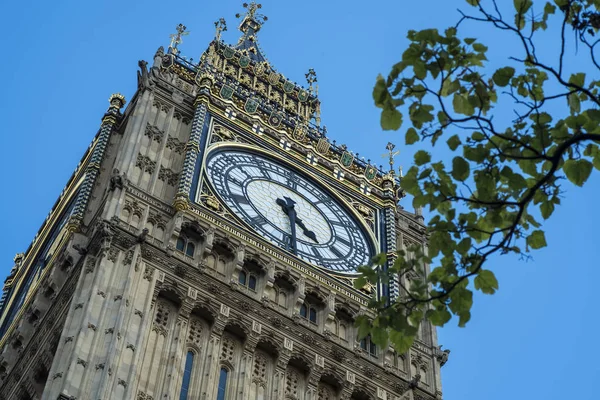 Details Des Neu Benannten Elizabeth Turms Parlamentsgebäude London — Stockfoto