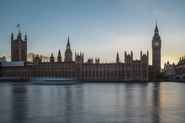 Парламент Биг Бен Закате Закате Центре Лондона — стоковое фото