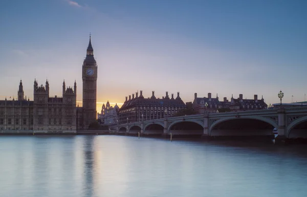 Parlamento Big Ben Atardecer Centro Londres —  Fotos de Stock