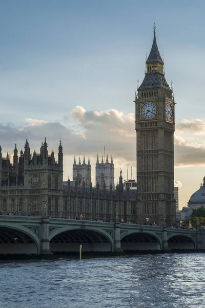 Парламент Биг Бен Закате Закате Центре Лондона — стоковое фото