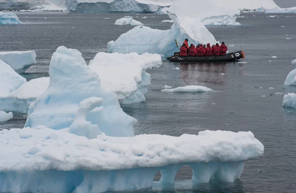 Paradise Harbour Antarctica Lugar Popular Para Visitar Cruceros — Foto de Stock