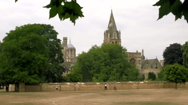 Clipe Estático Cristo Igreja Catedral Oxford — Vídeo de Stock