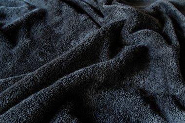 Siyah yapay kürk arkaplanı