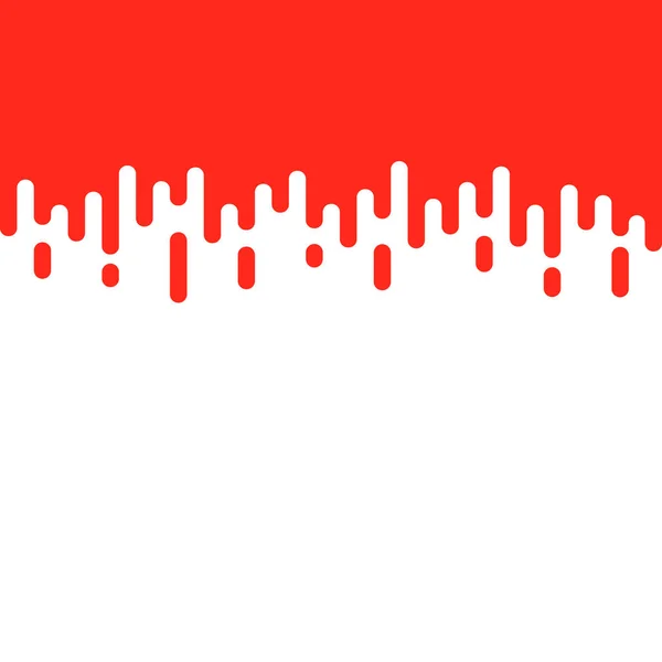 Roten Und Weißen Hintergrund Gerundet Halbton Linien Vektor Illustration Isoliert — Stockvektor
