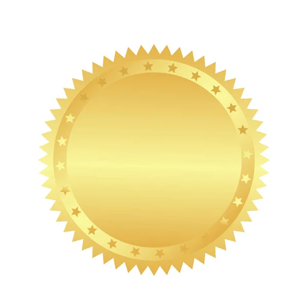 Altın retro etiket. Sunburst tasarım öğeleri. Havai fişek altın, parlak ray. Satılık etiket, fiyat etiketi, kalite işareti için en iyisi. Beyaz arka plan üzerinde izole düz vektör çizim.