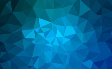 Modern mavi soyut poligonal arka plan. Geometrik doku arka planı