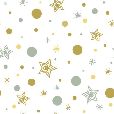 Kusursuz bir yeni yıl sonu gelmeyen bir düzen. Paketleme için tatil dokusu. vektör illüstrasyonu .