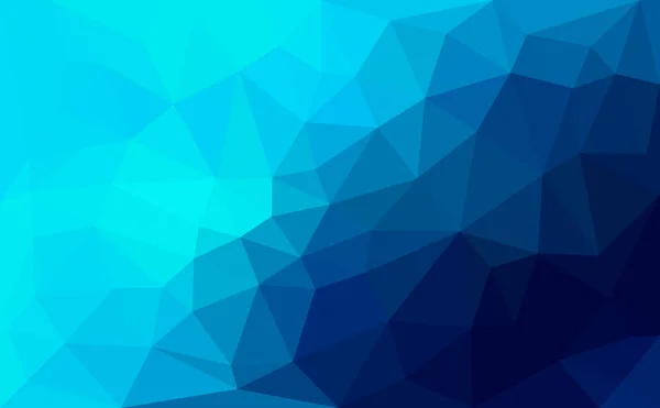 Moderno azul abstrato fundo mosaico poligonal. Fundo de textura geométrica em estilo origami. baixo estilo poli . — Vetor de Stock