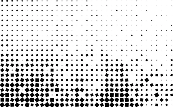 Moderne Vorlage für zufällige Pixelmuster. Monochrome Kunstglättungseffekte. Halbton-Punkte-Stil. — Stockvektor