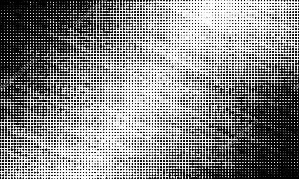 Modern random pixel pattern template. Monochrome art smoothing effect. halftone dots style.