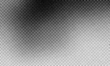 Web tasarımı için soyut siyah yarım ton piksel arkaplanı. düz vektör illüstrasyonu