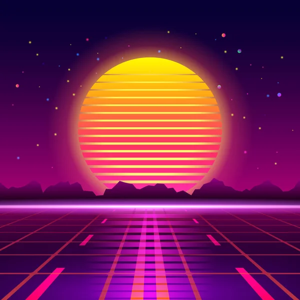 Kozmik yıldızlı gökyüzü ve bilim kurgunun arka planında 3B illüstrasyon Geleceği Bakış Ağı.