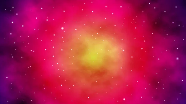Яскраве Зоряне Небо Галактиці Туманність Сузір Векторна Ілюстрація — стоковий вектор