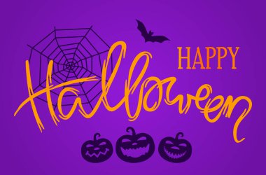 Cadılar Bayramı tebrik kartın kutlu olsun. El yazısı. Tebrikler.