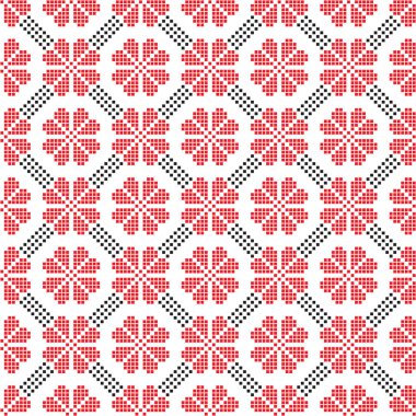 sorunsuz işlemeli Ulusal Ukrayna süsleme vektör Eps