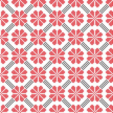 sorunsuz işlemeli Ulusal Ukrayna süsleme vektör Eps