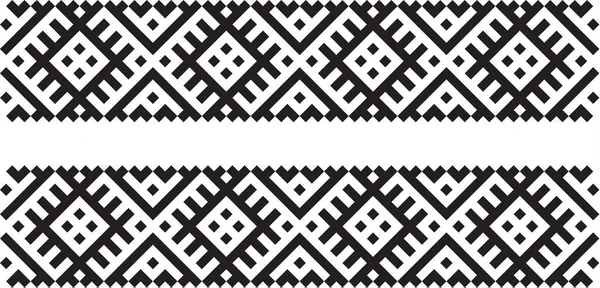 Conjunto de bordes verticales para diseño. Silueta negra atada aislada sobre fondo blanco. Ilustración vectorial . — Archivo Imágenes Vectoriales
