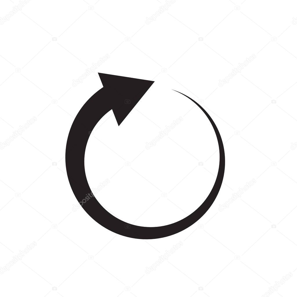 Undo Arrow Icon, Redo Arrow Icon. Direction arrow sign. Motion icon. Back arrow icon. Arrow button.