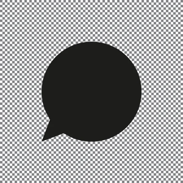 Icône Vectorielle Bulles Parole Sur Fond Transparent — Image vectorielle