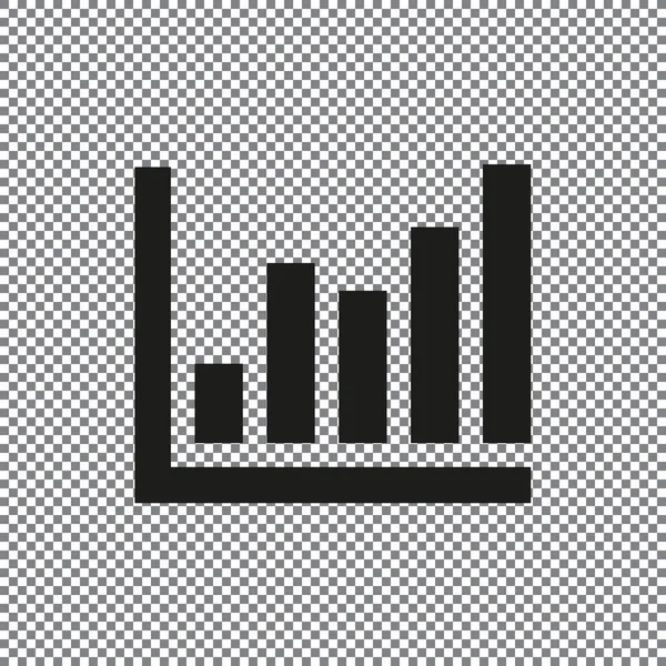 Vektorové Ikony Infografiku Graf Průhledném Pozadí — Stockový vektor