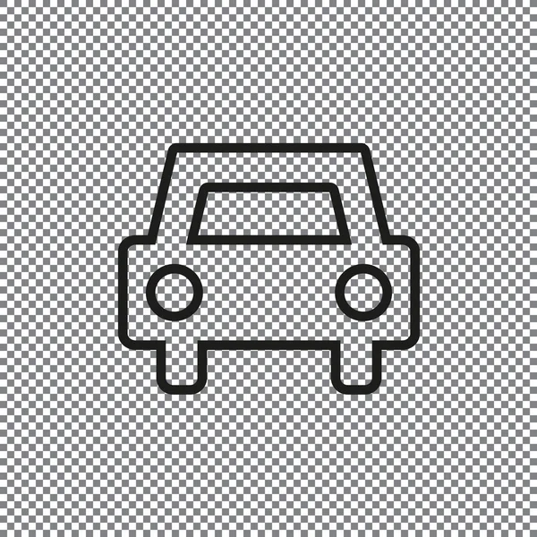 Iconos Vectoriales Del Coche Sobre Fondo Transparente — Vector de stock