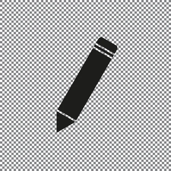 Vektor Icon Bleistifte Auf Transparentem Hintergrund — Stockvektor