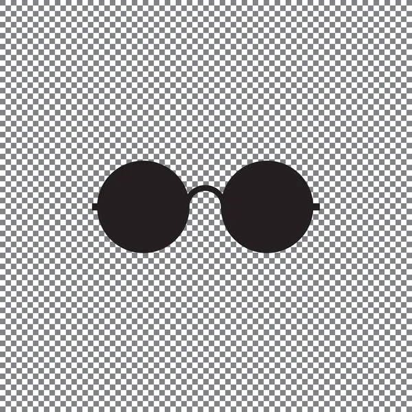Brillensymbol Auf Einem Transparenten Hintergrundvektor — Stockvektor