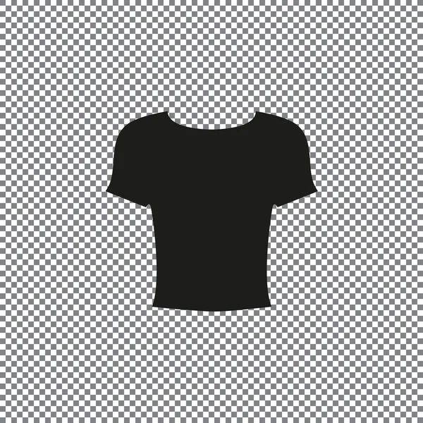 Vector Icono Camiseta Sobre Fondo Transparente — Vector de stock