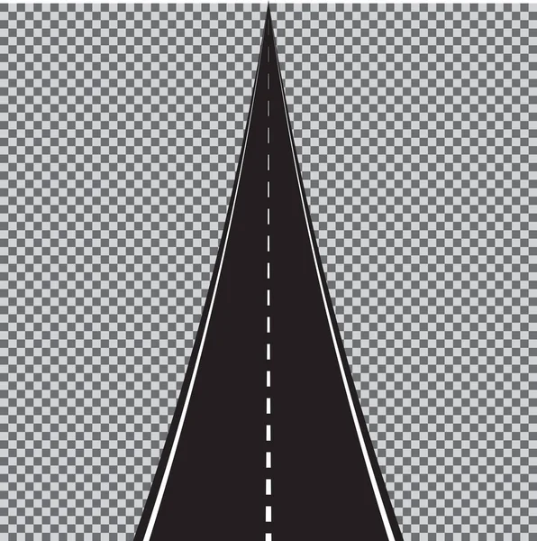 Векторна Обмотка Дороги Ізольована Прозорому Фоні — стоковий вектор