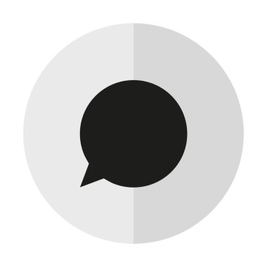 simge konuşma balonları dikey gölgeli arka plan üzerinde vektör