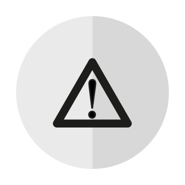 uyarı vektör simgesi dikey bir gölge bir zemin üzerine