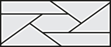 Vektör kare fotoğraf kolaj, resimler için şablonlar