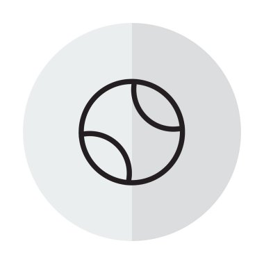 Futbol topu simge vektör dikey bir gölge bir zemin üzerine