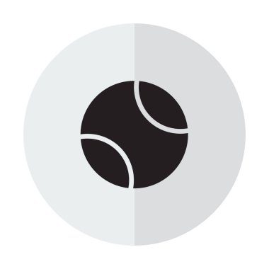 Futbol topu simge vektör dikey bir gölge bir zemin üzerine