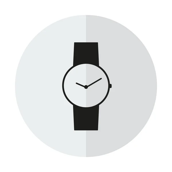 Icono Del Reloj Vectorial Sobre Fondo Transparente — Vector de stock
