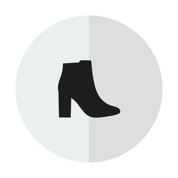 Ícone Vetor Sapatos Femininos Fundo Transparente — Vetor de Stock