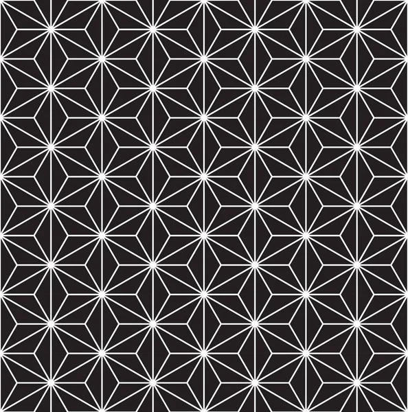 无缝黑白几何图案 — 图库矢量图片