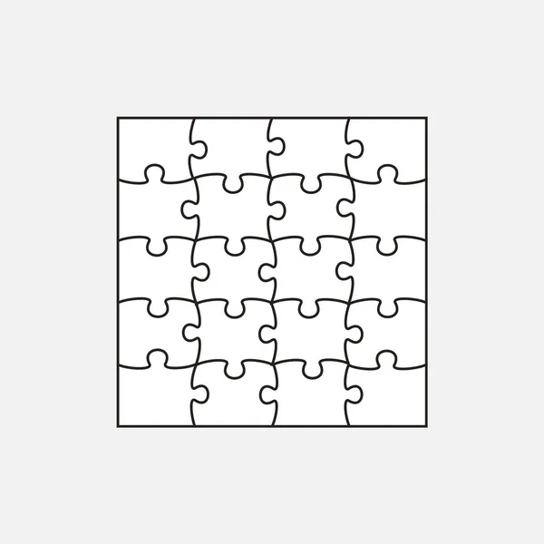 Vektor Muster Puzzle Design Illustration Eps Web — Stockvektor