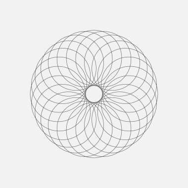 Vektör simgeler basit geometrik şekiller dönüşümleri ile ayarlayın. Beyaz arka plan eps izole Gökadasında tarzı dekoratif tasarım öğeleri