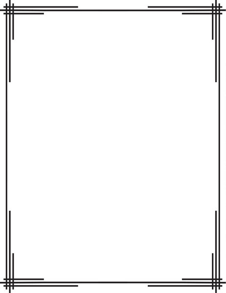 Vintage retro style invitation in Art Deco. Vector illustration. EPS 10