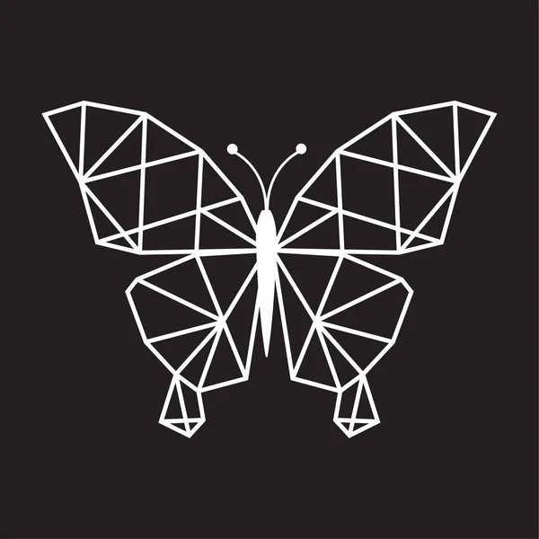 Χαμηλή Poly Λογότυπο Εικονίδιο Συμβόλου Τρίγωνο Πεταλούδα Γεωμετρικά Πολυγωνικό Eps — Διανυσματικό Αρχείο