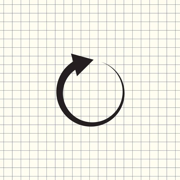 Annuler Icône Flèche Icône Motion Icône Flèche Arrière Bouton Flèche — Image vectorielle