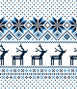 Yeni yıl Noel desen piksel