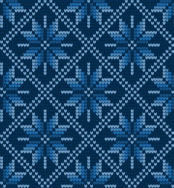 Örgü Noel ve Yeni Yıl deseni